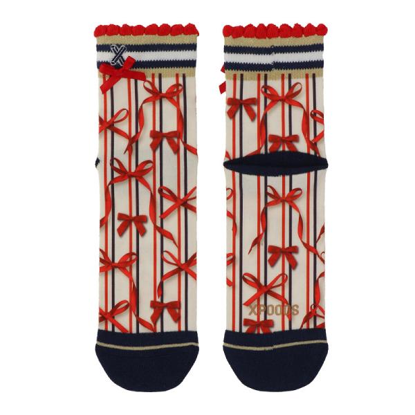 XPOOOS_Women_Short_Socks_Bow