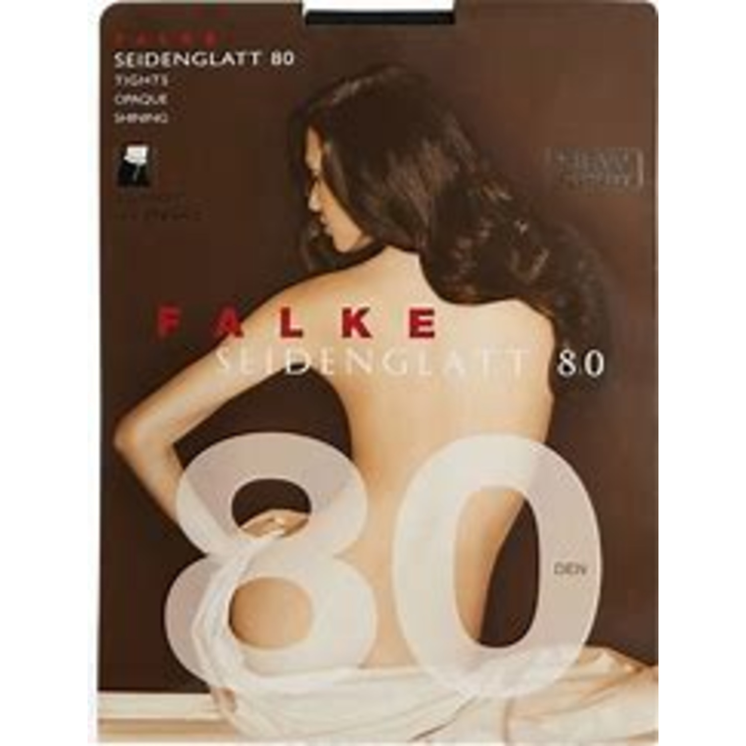 Falke seidenglatt 80 Black M/L 40480 3009