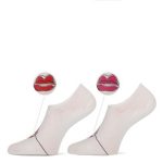 MarcMarcs Women Footies 101022006 WRed/W Purple Carol 2-Pack 35-38
