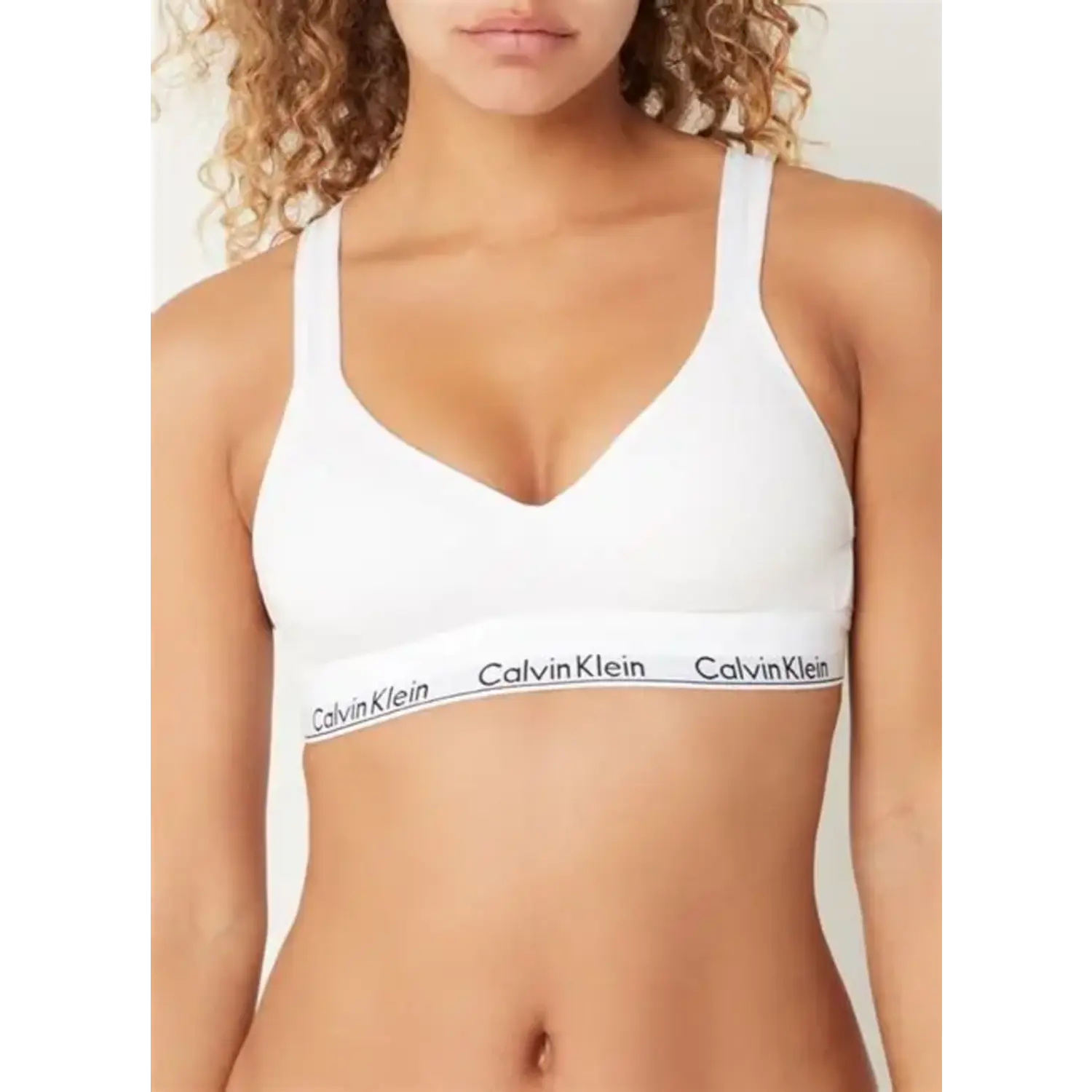 Calvin K Bralette White 00QF7900E-100 S