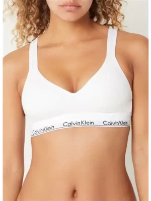 Calvin K Bralette White 00QF7900E-100 L