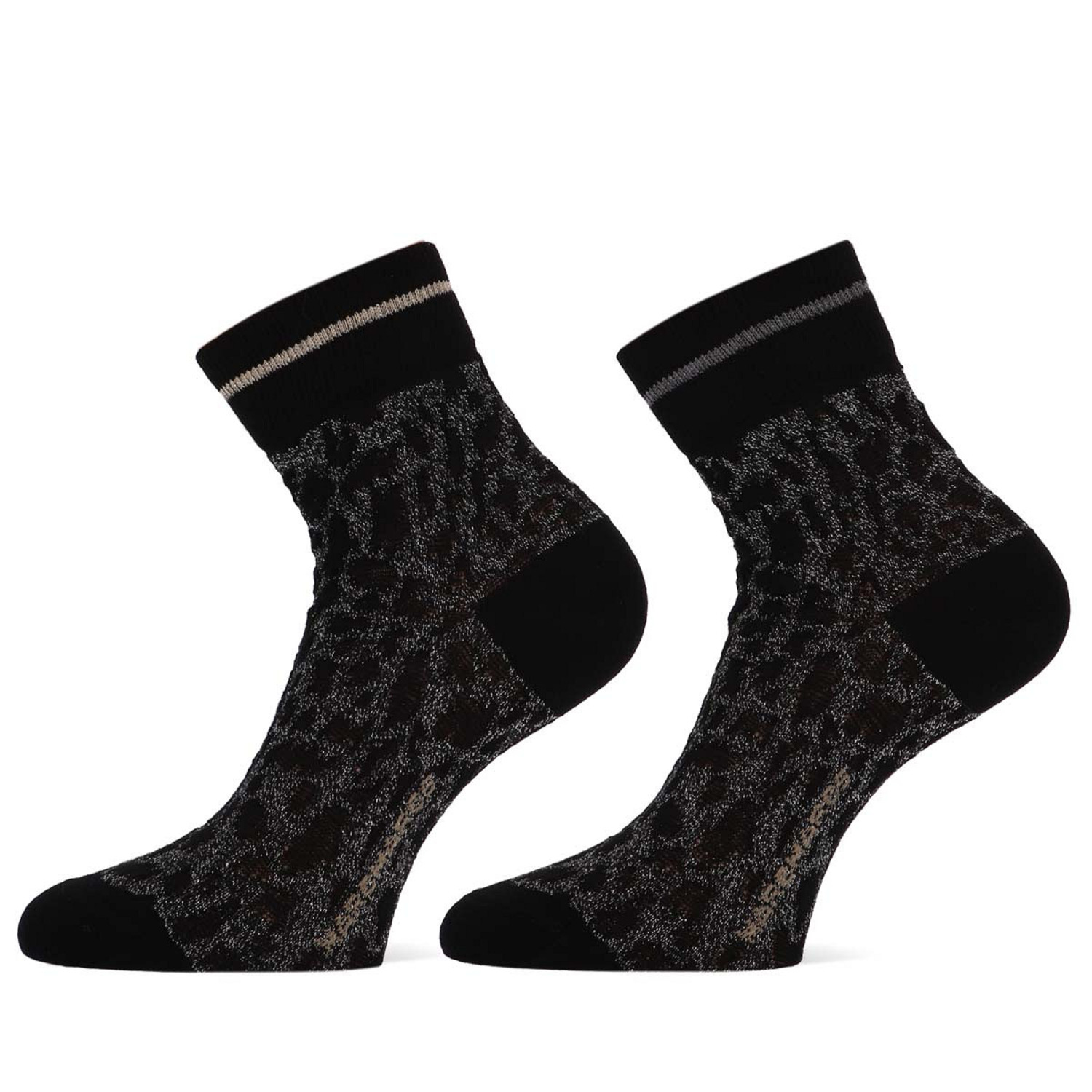 MarcMarcs Women Short Socks Sammy Black 2-Pack 35-38