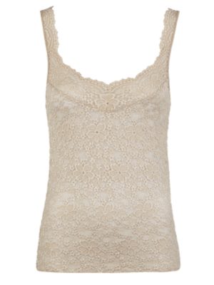 Nina von C Tragertop Millefleur Latte macciato 494 10 444  44