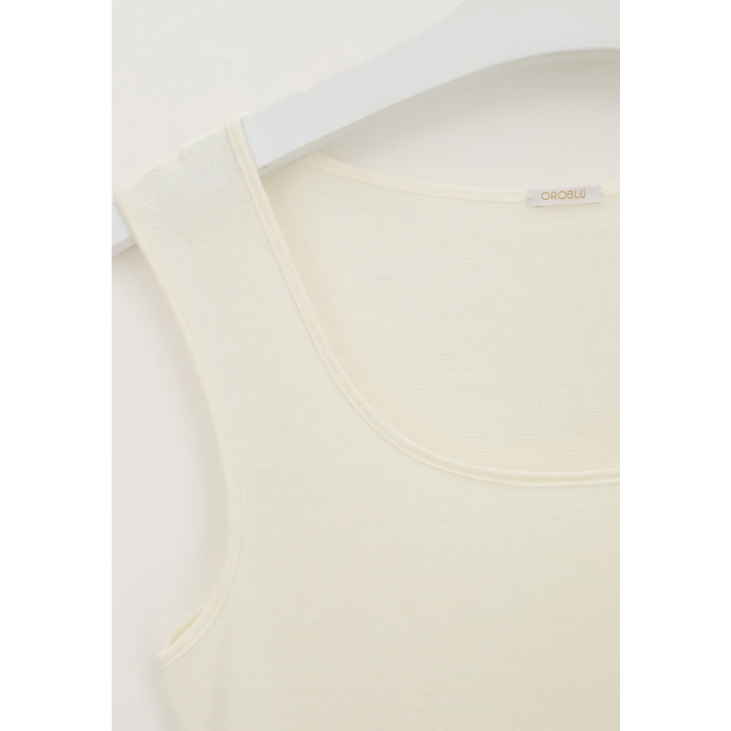 Oroblu perfectline cashmere top VOBT67045 Ivory M