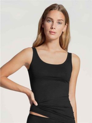 Calida DAMEN Top ohne Arm L Schwarz 12175